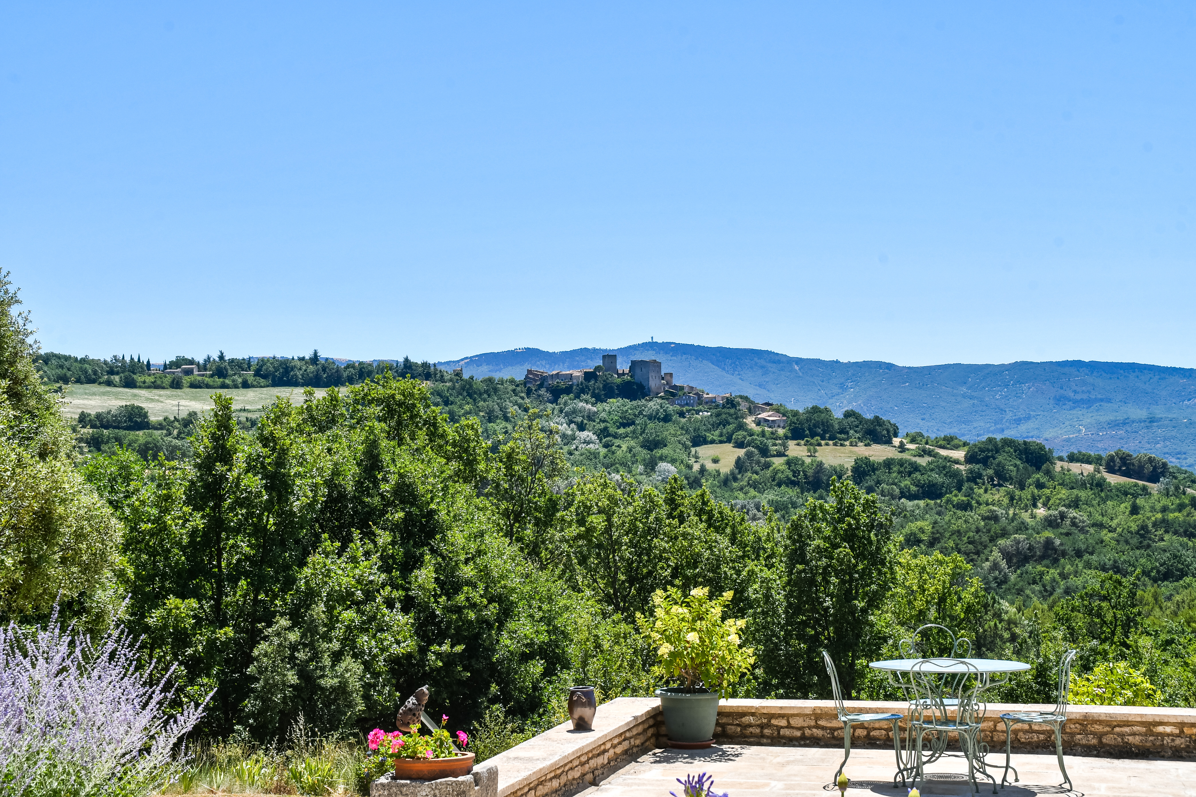 Vue sur le château